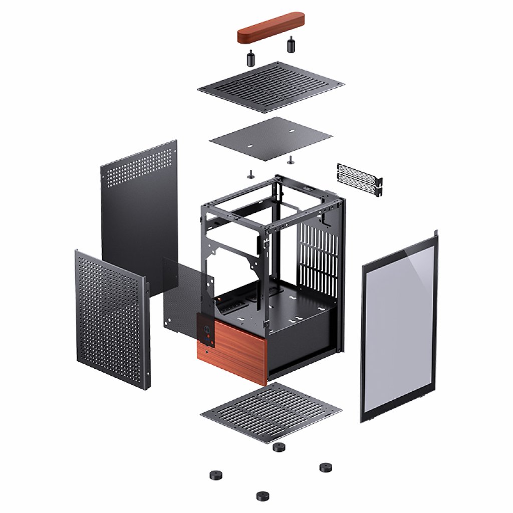 [20/06/2024] Jonsbo T6: Neues Mini-ITX-Gehäuse mit Walnuss und Griff (8)