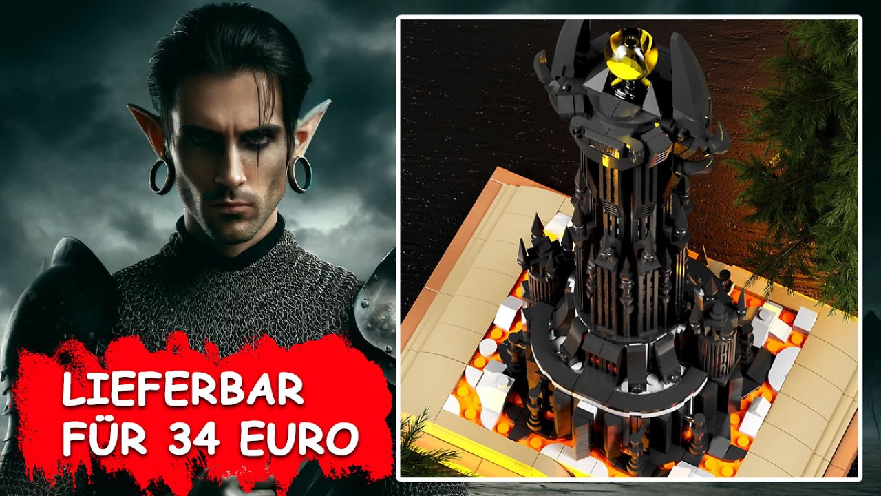 [09/06/2024] Obwohl nur halbes Set, ist neues Lego Barad-dûr für 460 Euro ausverkauft: Die Alternative für 34 nicht