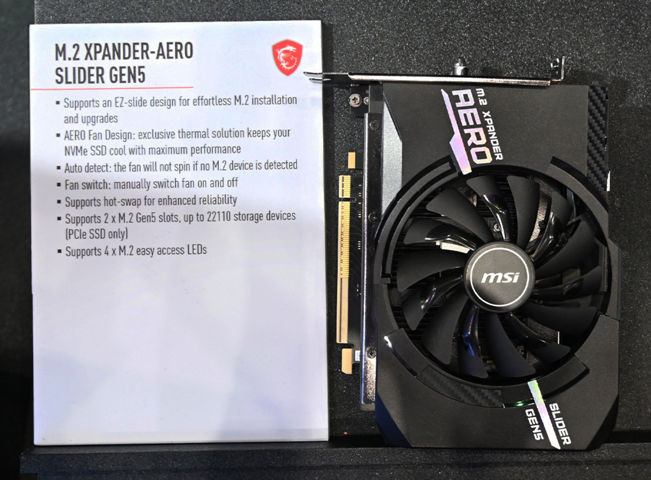 [16/06/2024] MSI M.2 Xpander-Aero Slider Gen5