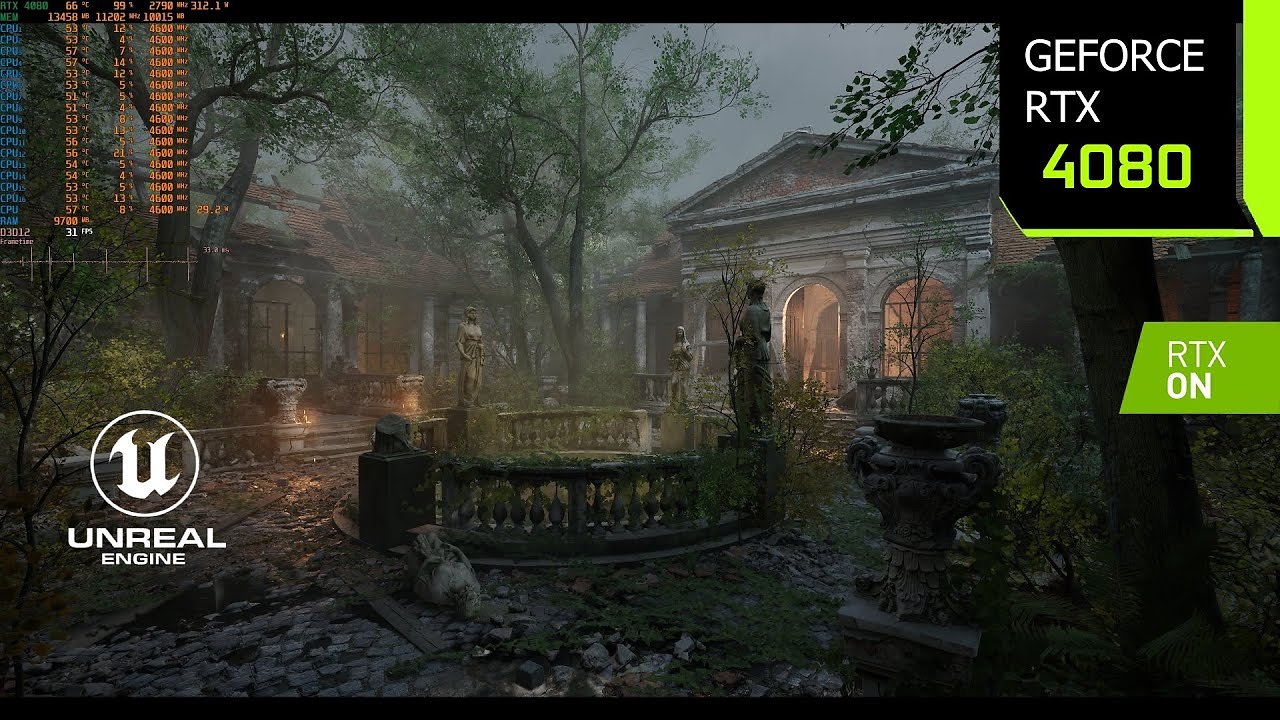 [09/06/2024] Unreal Engine 5.4: Sehenswerte Techdemo bringt RTX 4080 ins Schwitzen