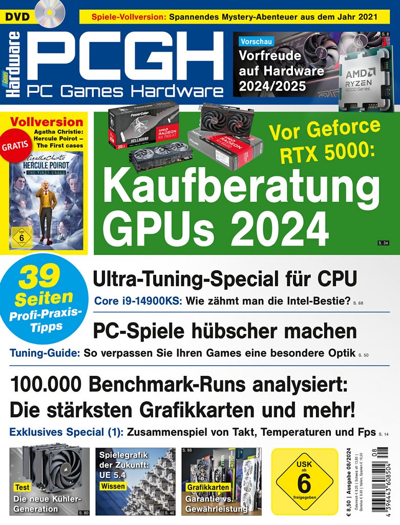 [27/06/2024] DVD-Cover der PCGH-Ausgabe 08/2024.