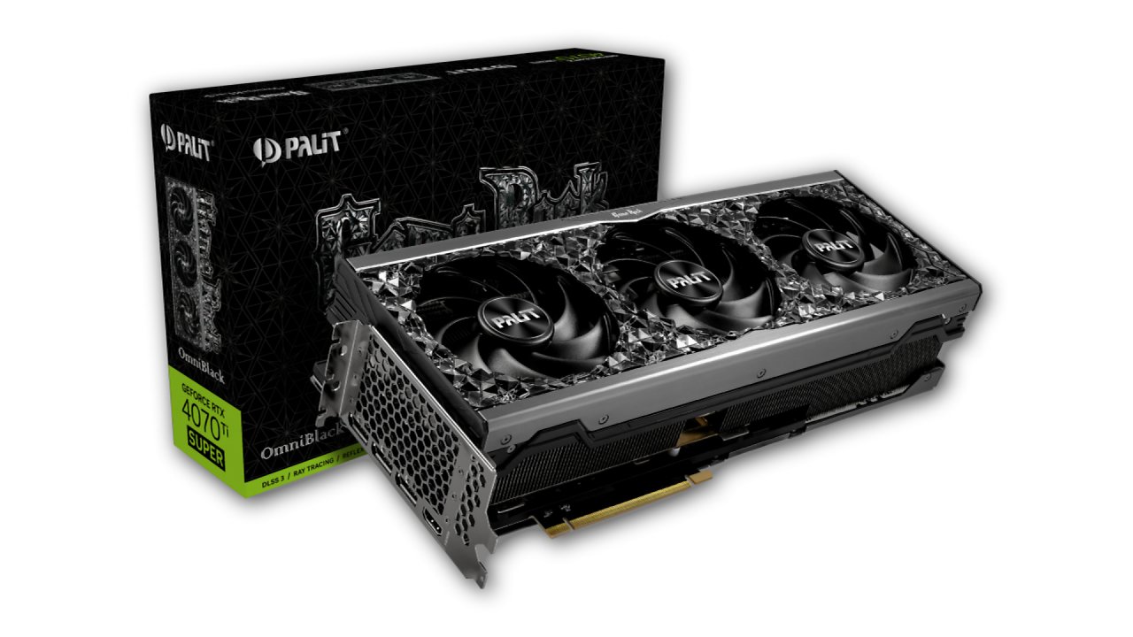 [14/06/2024] Kein RGB, dafür eine kristallene Oberfläche: Palit stellt eien neue RTX 4070 Ti Super vor.