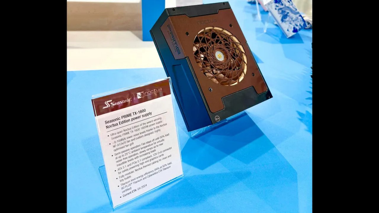 [05/06/2024] Seasonic und Noctua arbeiten zusammen: Netzteil mit leiserem Lüfter vorgestellt