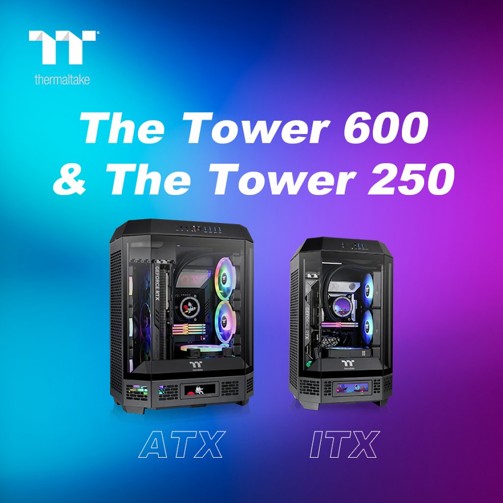 [06/06/2024] Thermaltake mit neuen Gehäusen: Versteckte Kabel und Mini ITX