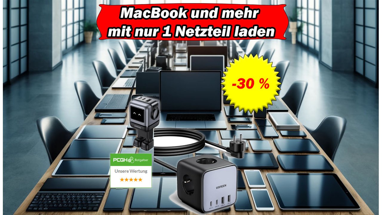 [06/06/2024] Ugreen USB-C Netzteil und Steckdosenwürfel Deal 06 2024