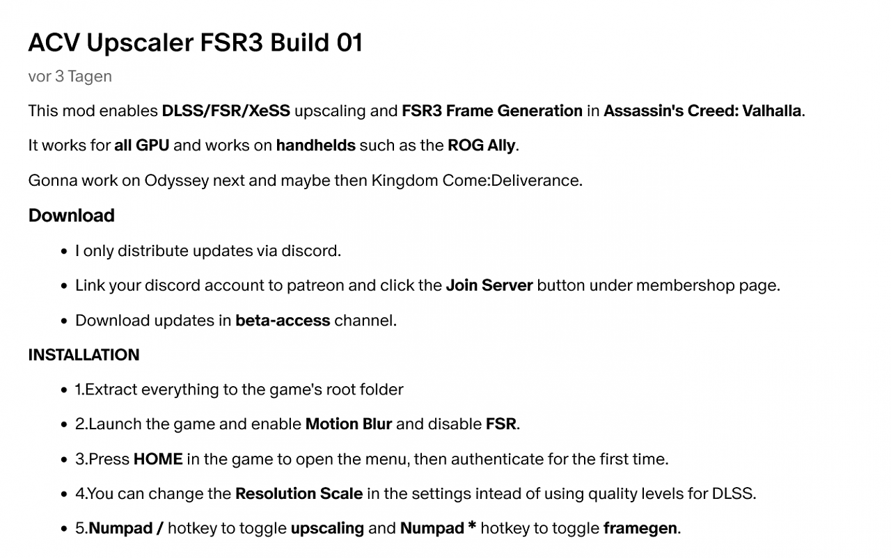 [13/06/2024] FSR Mod