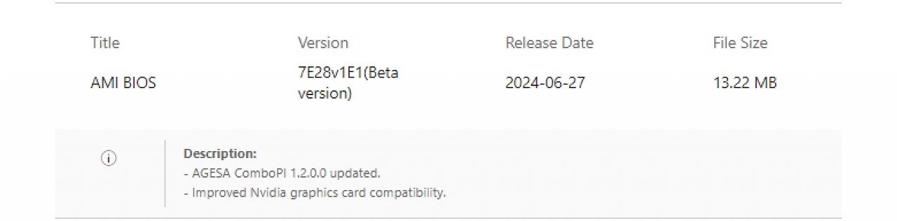 [27/06/2024] Vor Ryzen 9000: Neue AGESA-BIOS-Updates für alle 600er-Mainboards von MSI