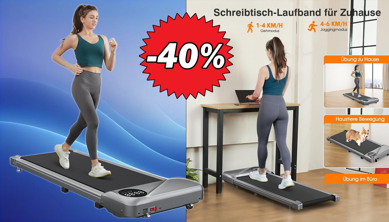 [25/06/2024] Deal: Fit beim Zocken: Wie das Dripex Walking-Pad Gamer in Bewegung bringt