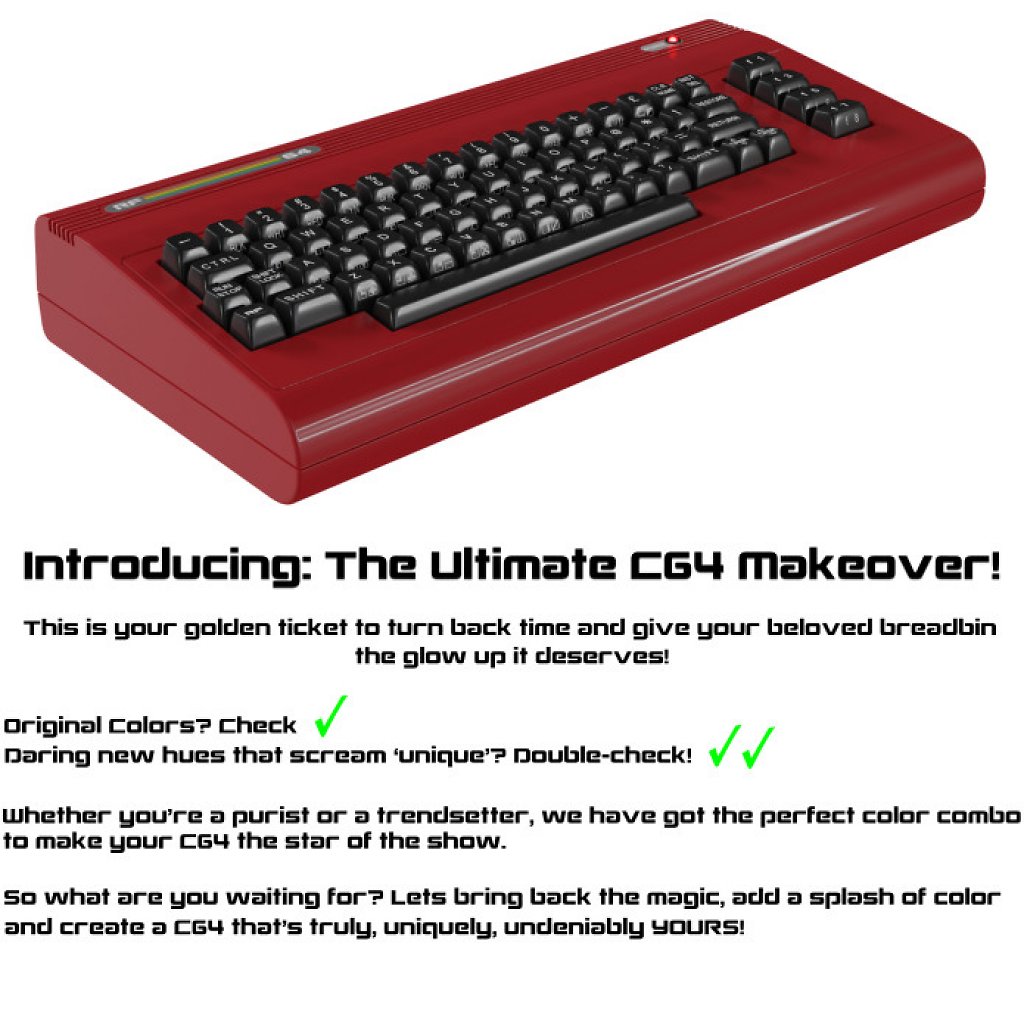 [14/06/2024] Retro-Computer: Crowdfunding-Kampagne für knallbunte C64-Gehäuse