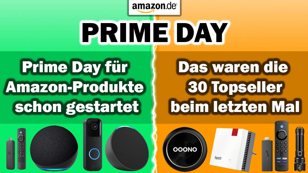 [15/07/2024] Prime Day bei Amazon schon gestartet