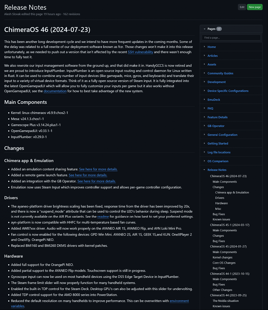 [24/07/2024] ChimeraOS 46