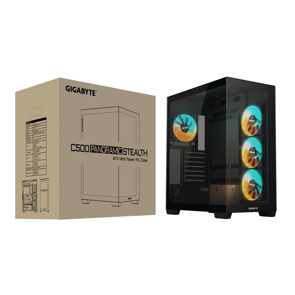 [24/07/2024] &nbsp;Gigabyte C500 Panoramic Stealth: Neues Gehäuse mit viel Glas (16)