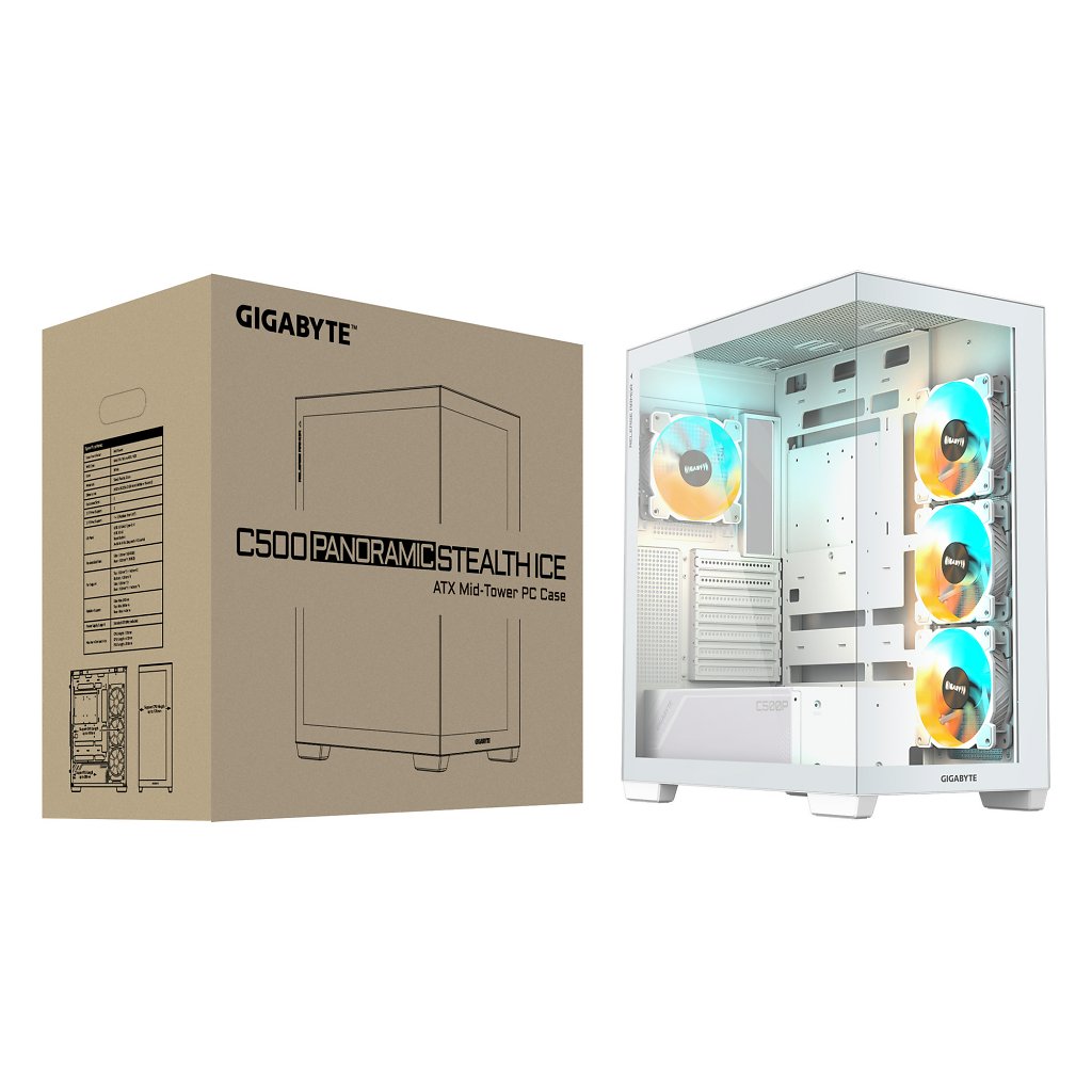 [24/07/2024] &nbsp;Gigabyte C500 Panoramic Stealth: Neues Gehäuse mit viel Glas (17)
