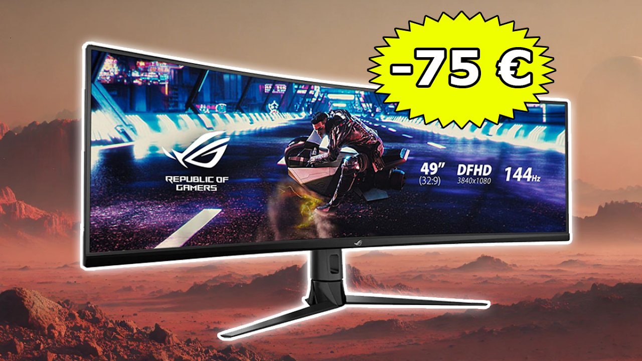 [08/07/2024] Gaming-Monitor-Deal: 75-Euro-Gutschein für 49-Zoll-Monster von Asus
