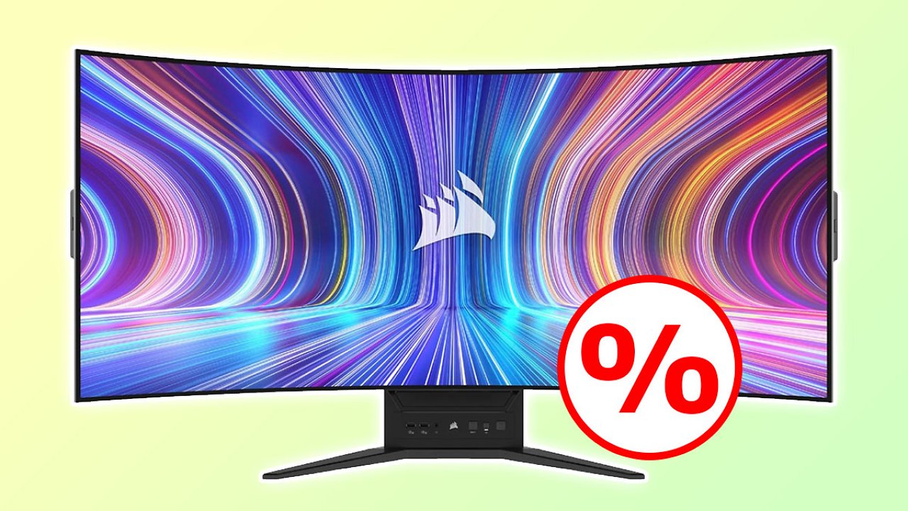 [24/07/2024] Biegbarer 45-Zoll-Riese von Corsair mit OLED-Panel günstig wie nie