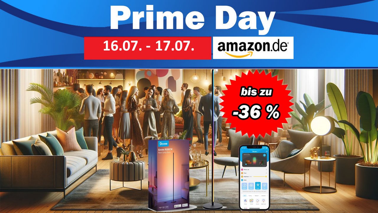[10/07/2024] Govee Stehlampe Deals am Prime Day