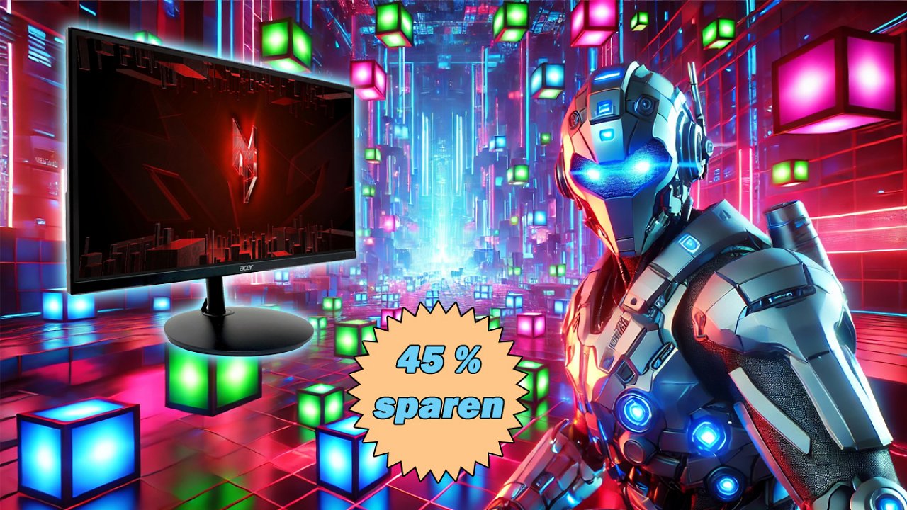[19/07/2024] Acer Nitro XF240YS3 Gaming Monitor 23,8 Zoll (60,5 cm Bildschirm) Full HD, 180Hz, 1ms (VRB), 1xHDMI 2.0, 1xDisplayport 1.4, höhenverstellbar, AMD FreeSync Premium, Schwarz