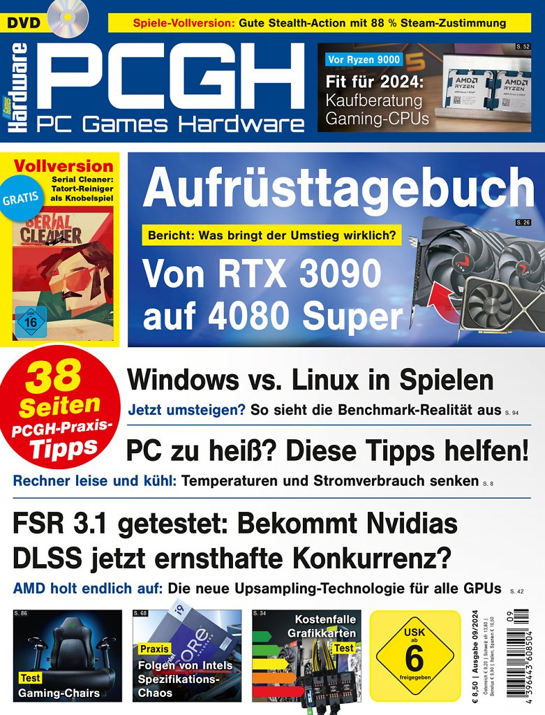 [25/07/2024] DVD-Cover der PCGH-Ausgabe 09/2024.