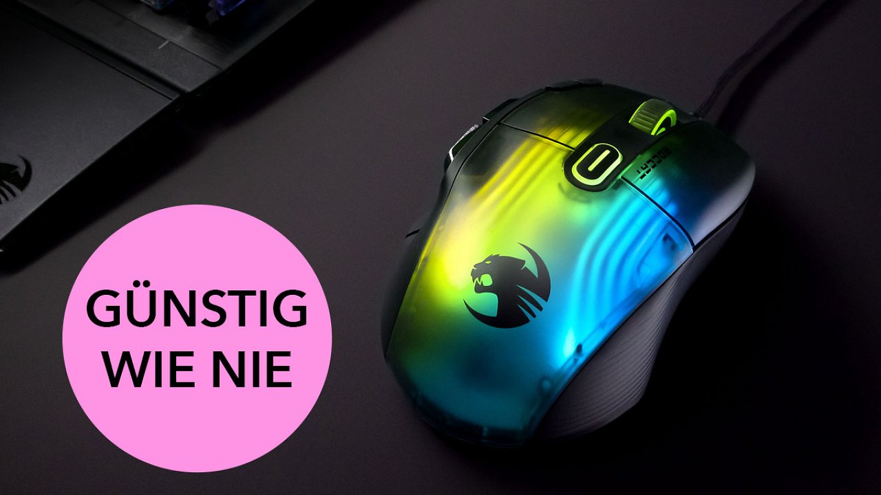 Von PCGH mit "sehr gut" bewertete Gaming-Maus mit spektakulärer 3D-Beleuchtung dank 50% Rabatt nur 39,99 Euro