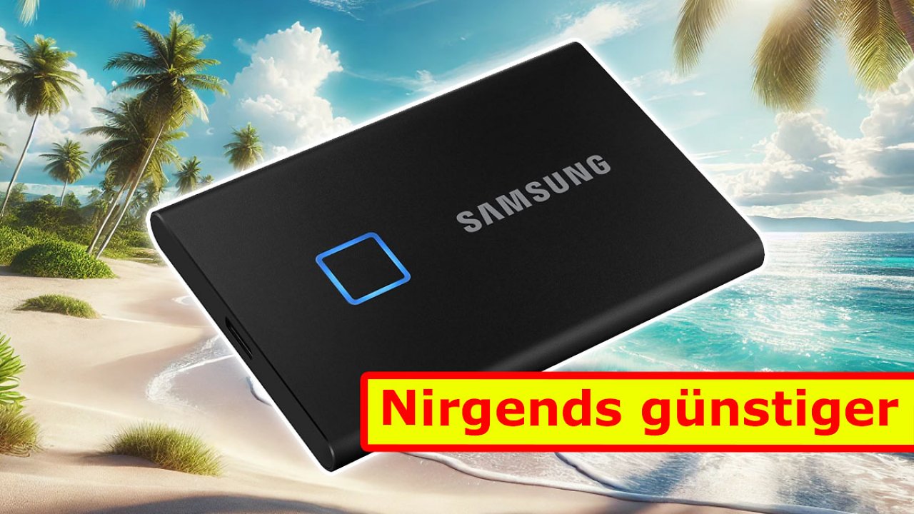 [11/07/2024] Deal: Externe Samsung-SSD mit 1 TB und Fingerabdruckscanner günstig wie lange nicht mehr