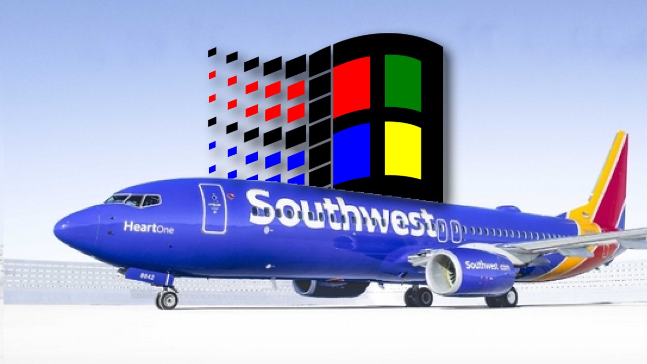 [20/07/2024] Die US-Fluggesellschaft Southwest Airlines war vor dem Crowdstrike-Ausfall gesichert - weil man wohl immer noch auf Windows 3.1 setzt.