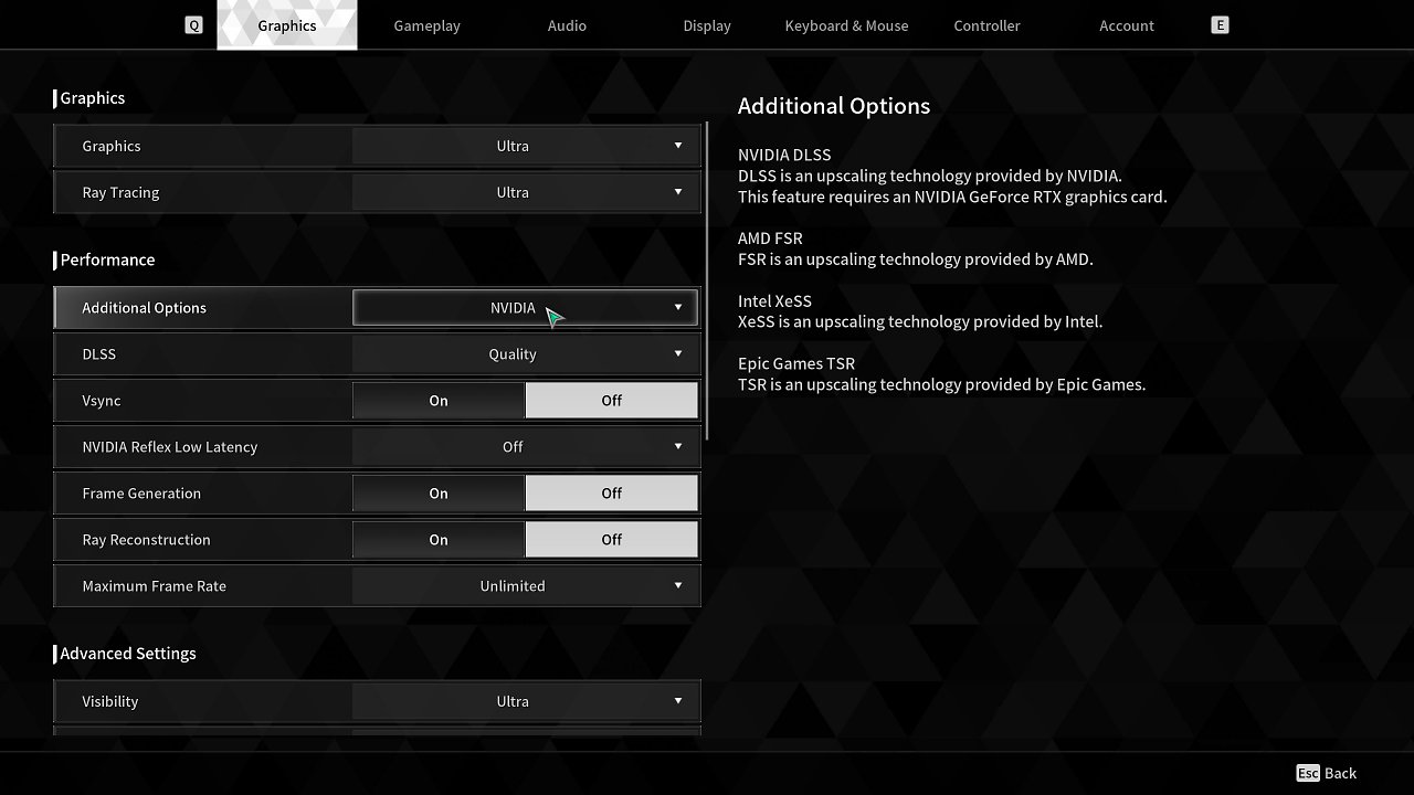 [04/07/2024] The First Descendant PC Options - Nvidia
