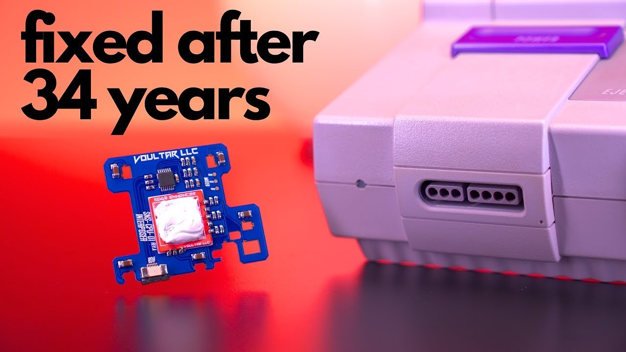 [30/07/2024] Super Nintendo: Mod behebt 34 Jahre altes Problem mit verschwommener Videoausgabe