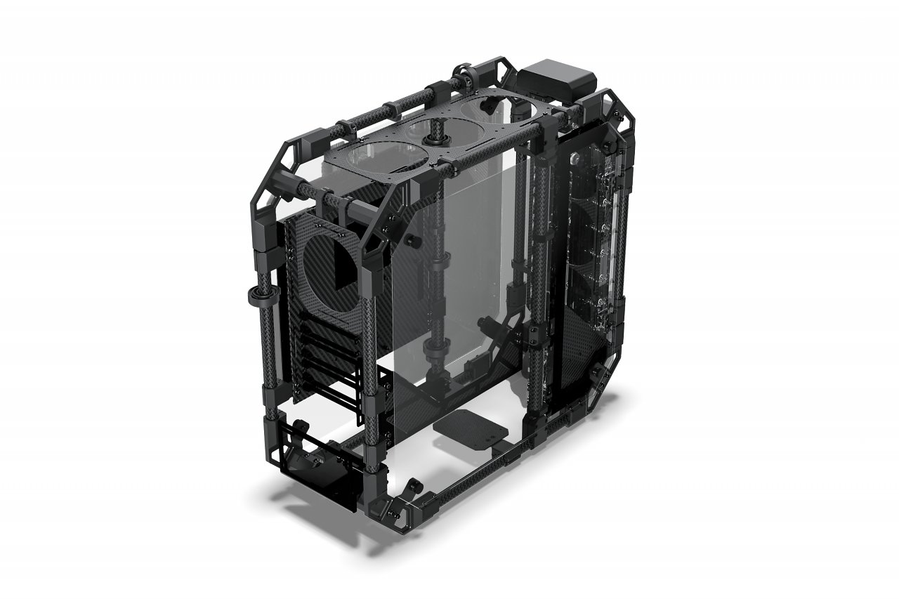 [08/08/2024] Apex Skeleton Pro Carbon: Neues Skelettgehäuse von Alphacool startet für 1.000 Euro (3)