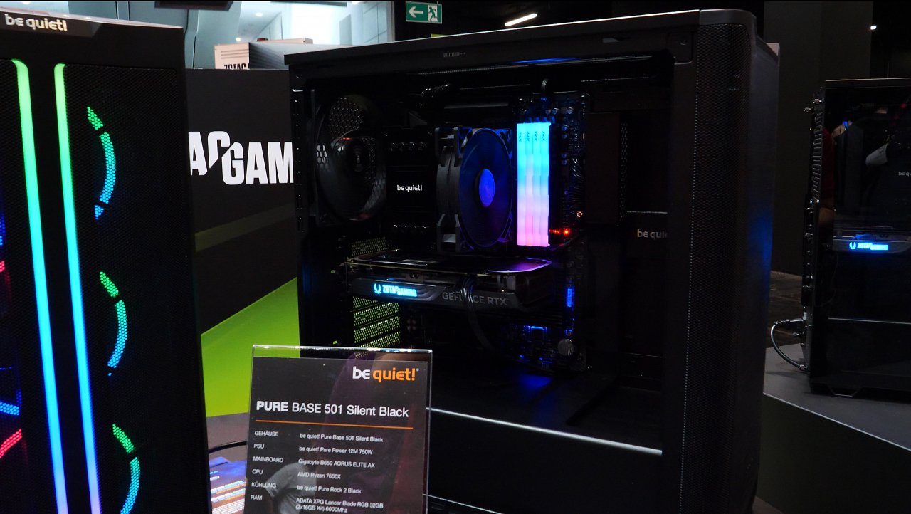 <strong>Neue Gehäuse-Serie mit/ohne Dämmung von Be Quiet:</strong> Pure Base 501 Airflow und Silent