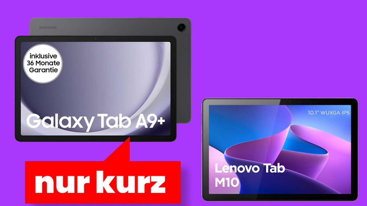 Rabatte bis 67% zum Schulanfang: Android-Tablets von Samsung, Lenovo & Co. jetzt schon ab 70€ - Back to School bei Amazon