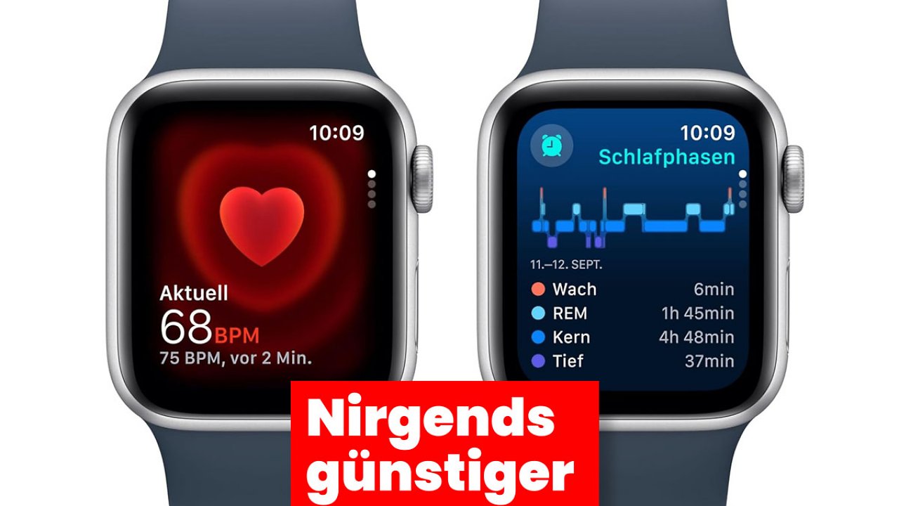 Apple Watch SE (2. Gen., 2023) bei Amazon zum besten Preis - gerade nur 229 Euro