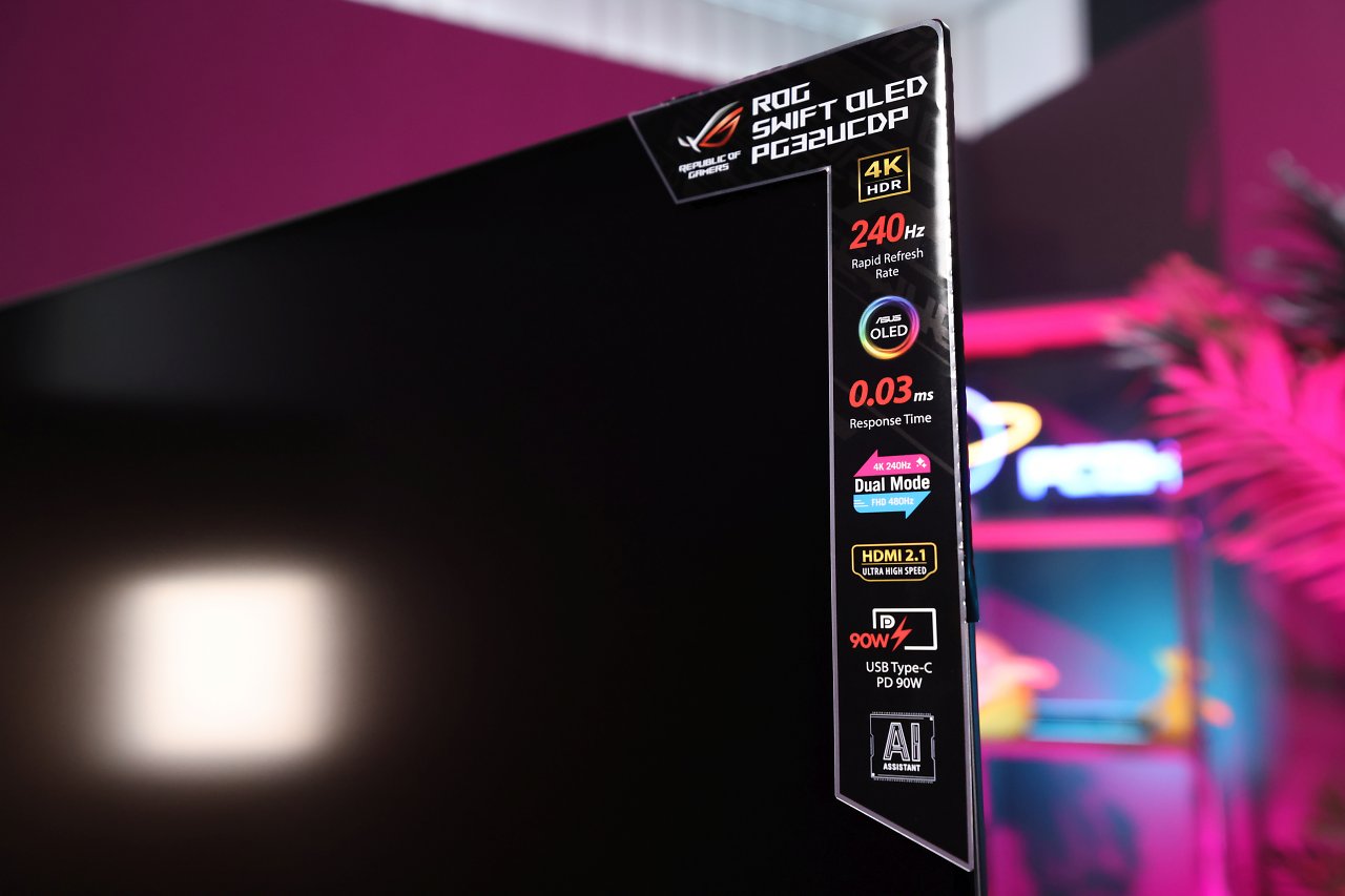 [29/08/2024] Asus ROG Swift OLED PG32UCDP im Test: 4K-OLED-Pracht, Dual-Mode mit bis zu 480 Hz