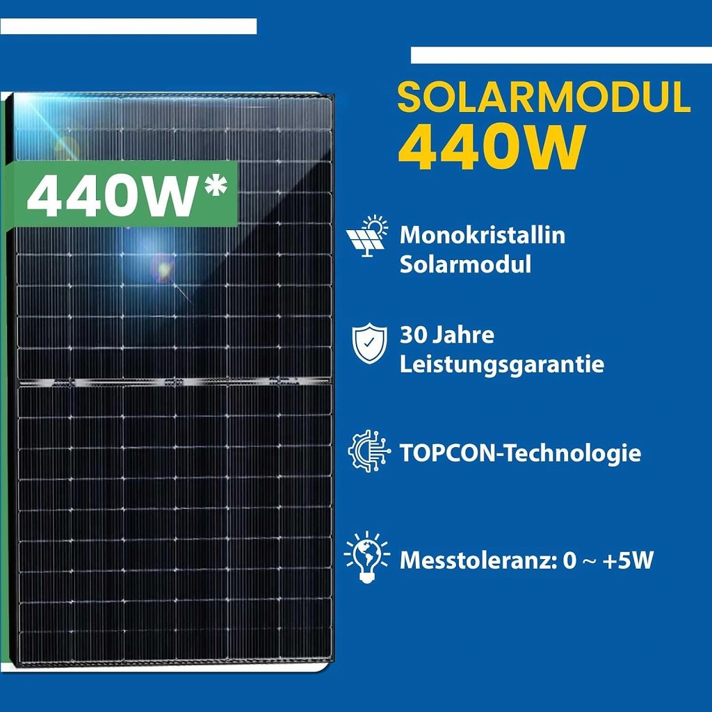 EPP Solar nutzt monokristalline Solarmodule, die unter den gängigen Solarmodultypen den höchsten Wirkungsgrad haben und bei schwachem Licht eine bessere Leistung bieten als polykristalline Module.