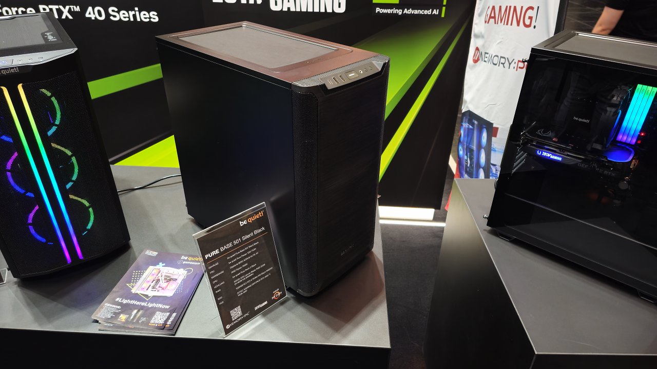 <strong>Neue Gehäuse-Serie mit/ohne Dämmung von Be Quiet:</strong> Pure Base 501 Airflow und Silent