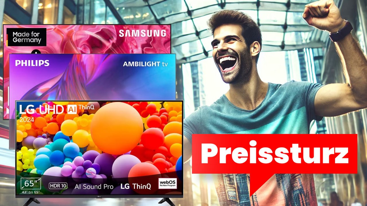 Otto haut Fernseher raus - Rabatte bis zu 73% für Top-TVs von LG, Samsung, Philips & Co.