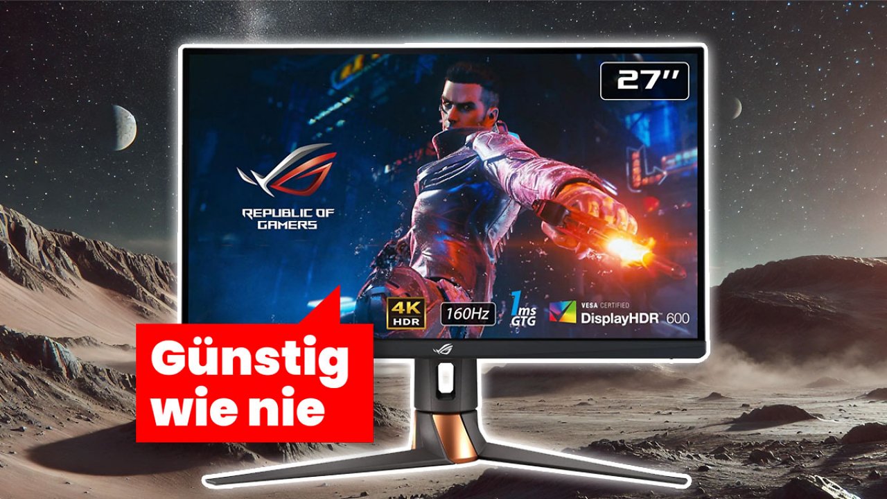 [23/08/2024] Preissturz bei Asus ROG Switft PG27UQR mit 4K UHD, 160 Hz, DisplayHDR 600
