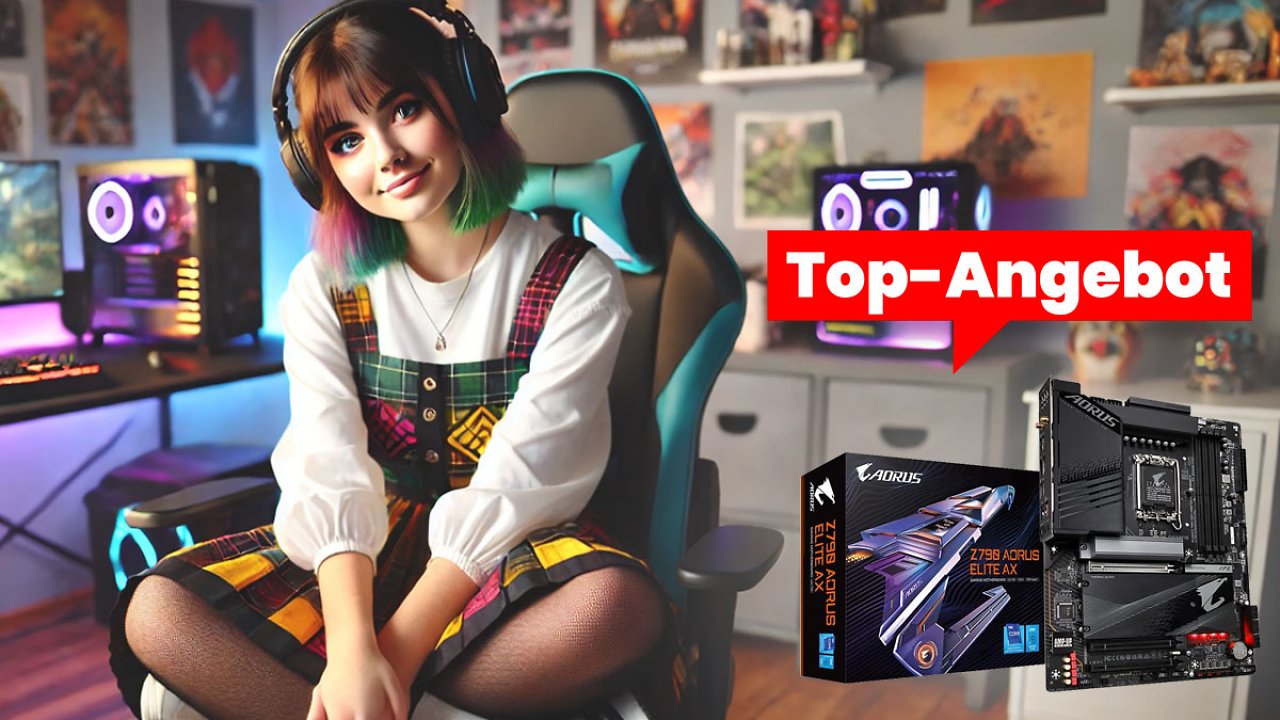 PC-Mainboard-Deal: Gigaybte Z790 Aorus Elite AX Gaming mit PCIe 5.0 unter 200 Euro