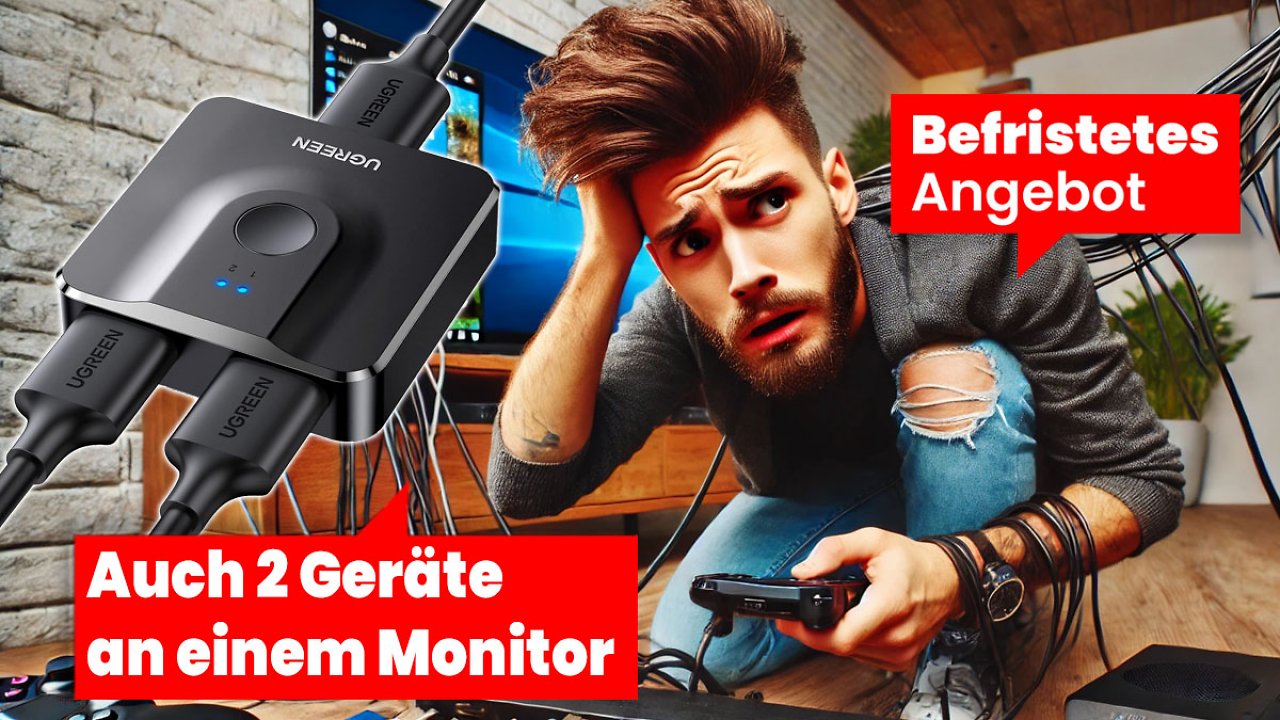 [20/08/2024] Deal: HDMI-2.0-Switch auf 6,39 Euro gerutscht - schafft mehr Ports an TV und Monitor