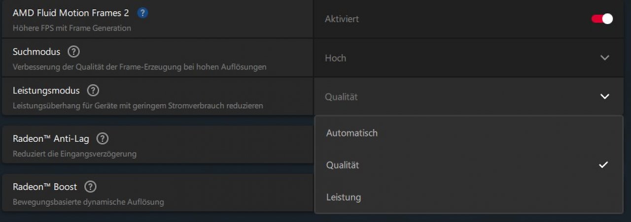 <strong>Dank Treiber mit doppelt so vielen Fps? </strong>AMDs FMF 2 im Check mit Latenzen + <a href="https://www.youtube.com/watch?v=ZAk0x0vJxSM">Blindtest-Video</a>