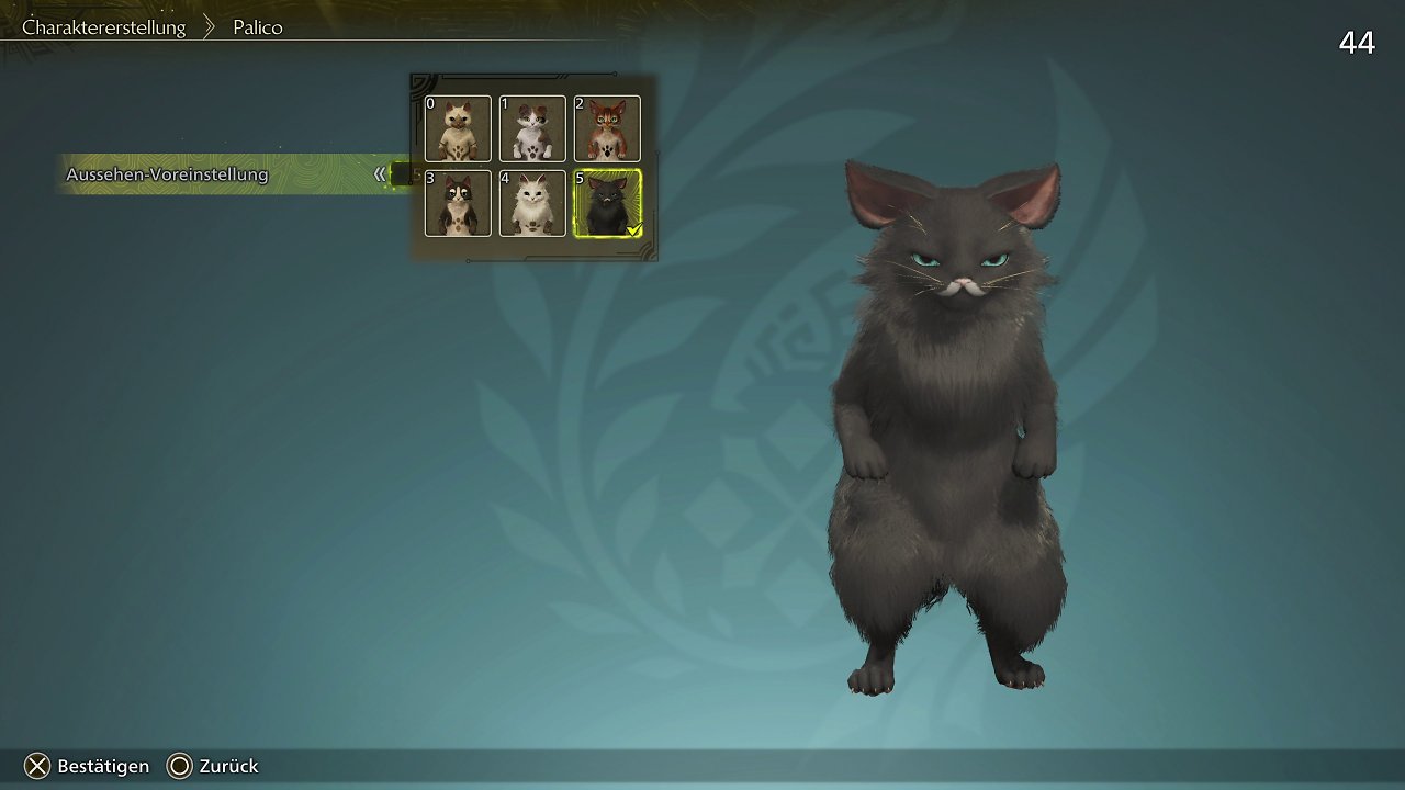 [28/08/2024] Auch in Monster Hunter Wilds können wir unseren Charakter mit vielen Details nach eigenem Geschmack gestalten, inklusive den begleitenden Palico-Partnern. In der Demo gab es allerdings nur vorgefertigte Charaktere zur Auswahl.