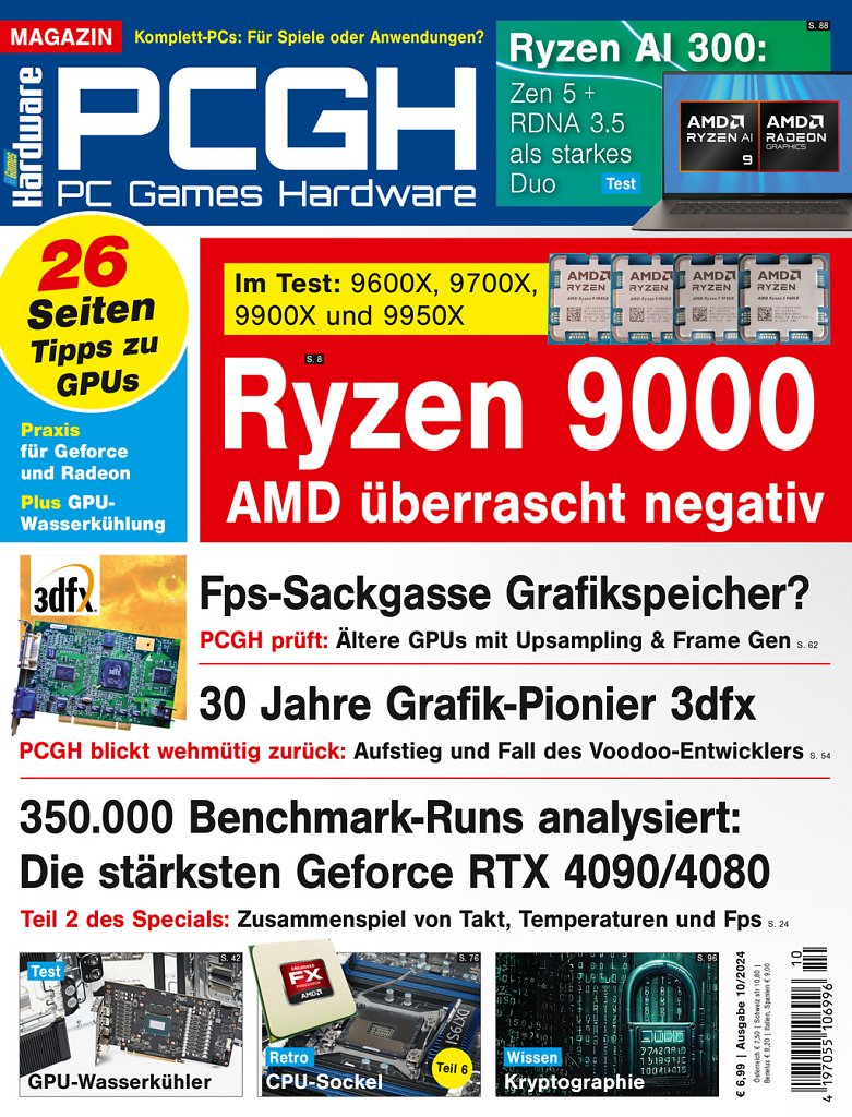 [30/08/2024] Magazin-Cover der PCGH-Ausgabe 10/2024.