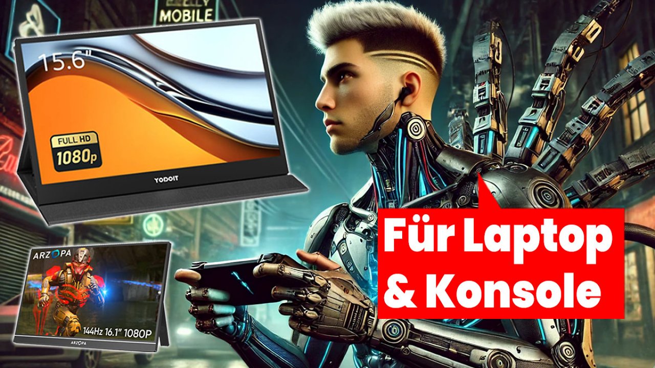[29/08/2024] Deal: Portabler Monitor mit IPS-Panel für 85 Euro - auch Platz 1 mit 144 Hz befristet billiger (1)