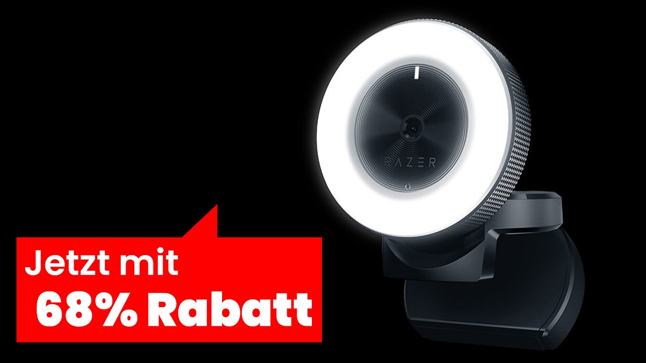 [20/08/2024] Nur für Streamer: Razer Kiyo Webcam mit 68 % Rabatt – nirgendwo günstiger erhältlich