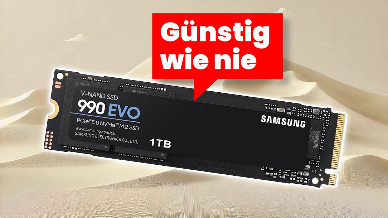 [02/08/2024] Samsung 990 Evo 1 TB erreicht neuen Tiefpreis bei mehreren Händlern
