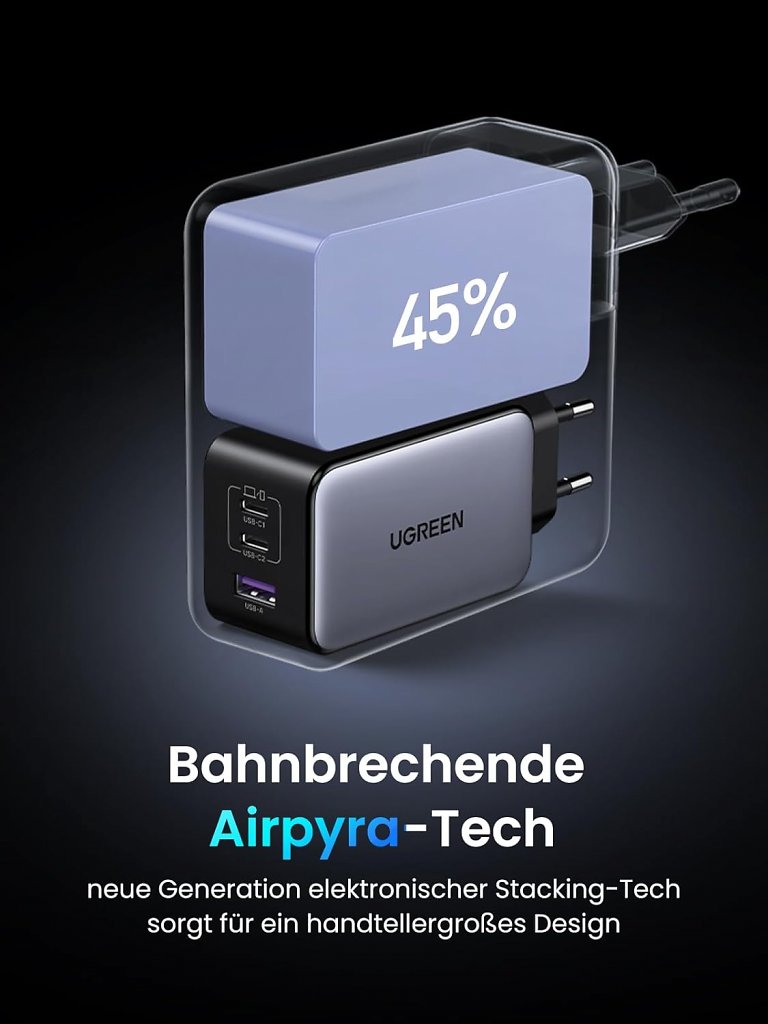 [21/08/2024] Ugreen Nexode X Netzteil mit Airpyra Technologie