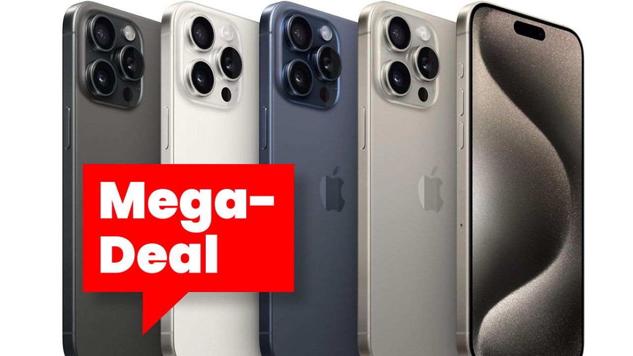 Vor iPhone 16-Ankündigung: Amazon haut iPhone 15 (Plus / Pro / Pro Max) bis zu 250 Euro günstiger raus
