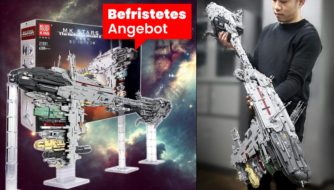 [02/08/2024] Star Wars im XXL-Format: Diese günstige Lego-Alternative sprengt die Wohnzimmer