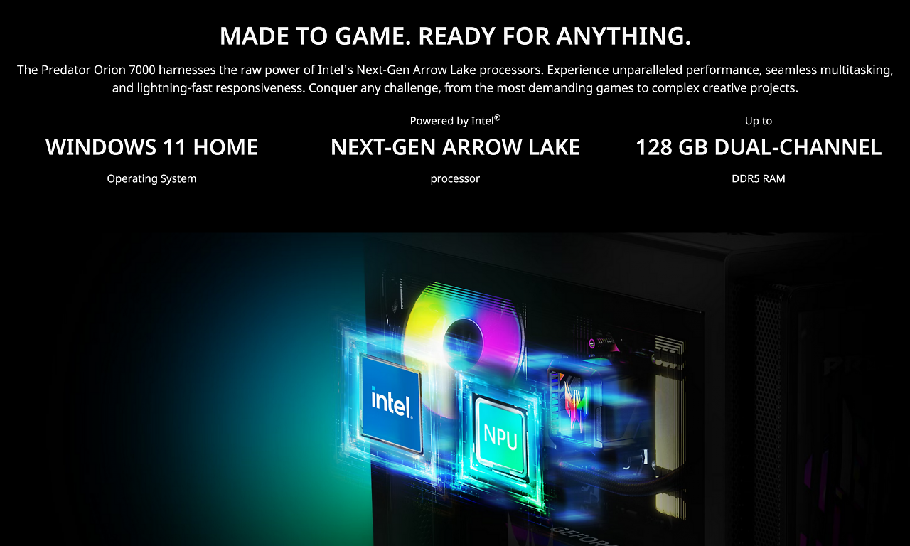 [05/09/2024] Acer Predator Orion 7000