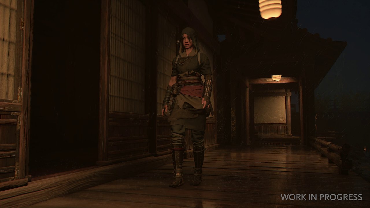 [11/09/2024] Ein weiteres Beispiel für Spiegelungen. Zumindest nasses, glänzendes Holz gab es schon im feudalen Japan des 16. Jahrhunderts. Die Spiegelungen wirken hübsch, die Trailer-Macher haben sich offenkundig erfolgreich bemüht, typische Screen-Space-Artefakte (Ausblenden am Bildrand, bei Verdeckung) zu vermeiden. Kompliment an das Video-Team, sauber gefilmt, geschickt geschnitten.