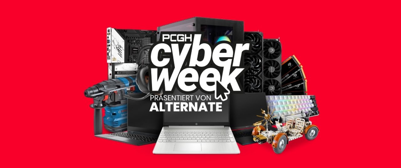 [26/09/2024] PCGH Cyber Week 2024: Ab 27. September shoppen und fette Rabatte nutzen!